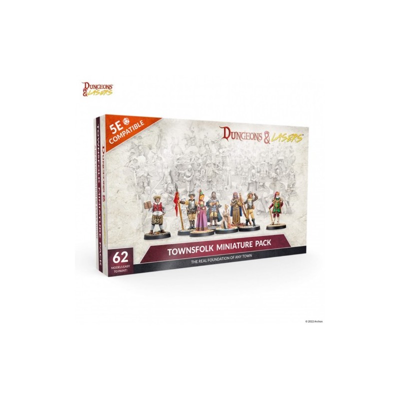 DUNGEON & LASERS: TOWNSFOLK MINIATURE PACK
