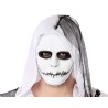 ACCESORIO MÁSCARA HALLOWEEN ESQUELETO BLANCO PVC HOMBRE ADULTO