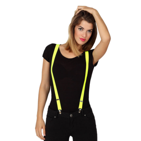 Tirantes Amarillo Fluor Adulto