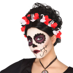Diadema Flores Halloween