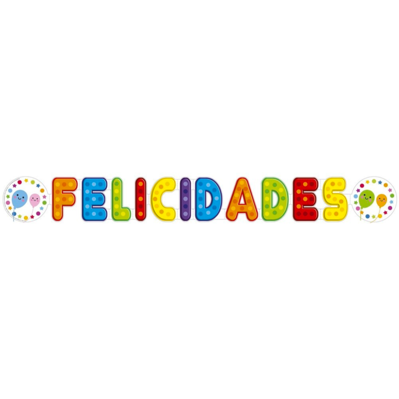 Guirnalda Felicidades Plegable