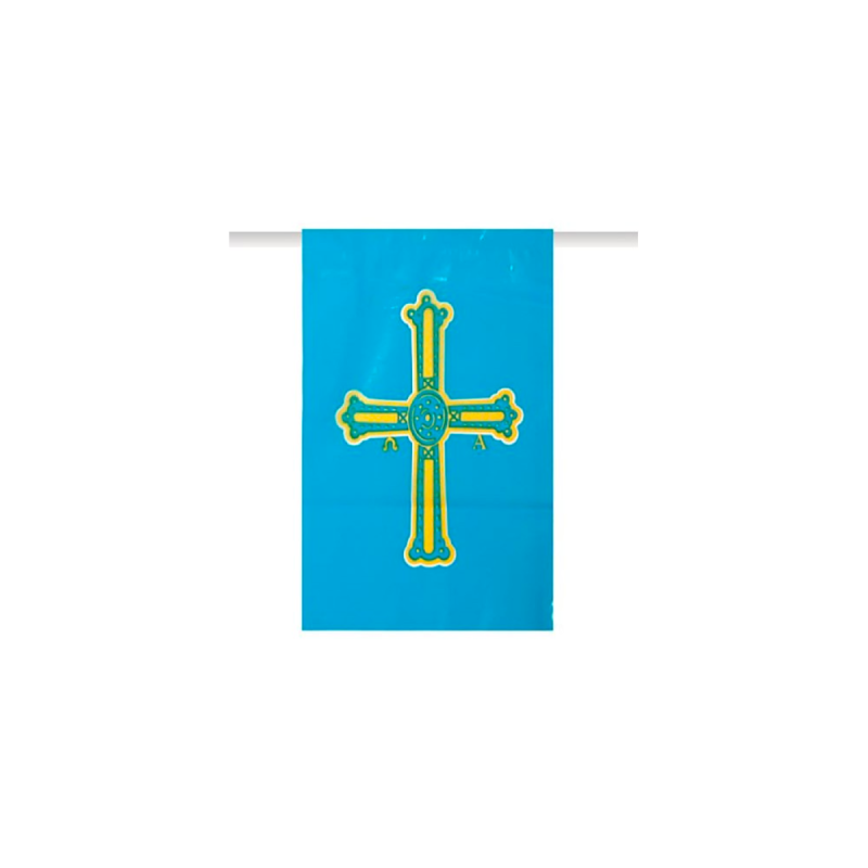 Banderin de Asturias Plástico 2x25m.