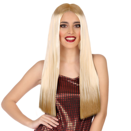 Peluca Rubia Lisa Extra...