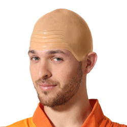 Calva de Látex Accesorio Disfraz