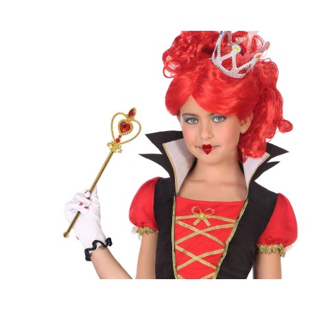 VARITA PRINCESA DORADA CORAZÓN 30 CM