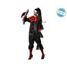 DISFRAZ PAYASO NEGRO MUJER ADULTO