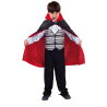 Capa de Drácula Negra con Forro Rojo 70 cm. Infantil