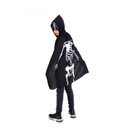 Set Súper Héroe Esqueleto - Capa + Antifaz Halloween Infantil