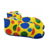 Zapatos de Payaso Foam Amarillos Lunares Colores Infantil