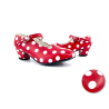 Zapatos de Sevillana Rojos Lunares Blancos Infantiles