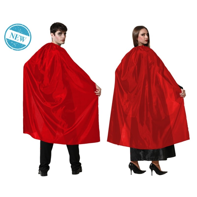 CAPA HALLOWEEN VAMPIRO ROJO UNISEX ADULTO