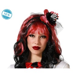 DIADEMA HALLOWEEN CATRINA MANO ESQUELETO MUJER ADULTO