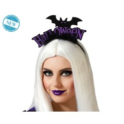 DIADEMA HALLOWEEN MURCIÉLAGO NEGRO