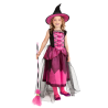 Disfraz de Bruja Chic Rosa Infantil