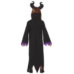 Disfraz Devil Fairy Negro Morado Infantil