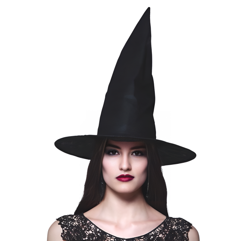Sombrero Bruja Úrsula Negro Adulto