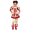 Disfraz Payaso A Rayas Asesino Infantil