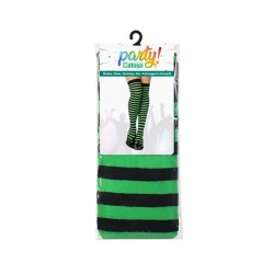 MEDIAS RAYAS VERDE Y NEGRO