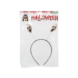 DIADEMA HALLOWEEN CALAVERAS BLANCAS