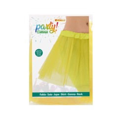 FALDA TUL AMARILLO