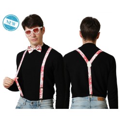 SET SANGRIENTO BLANCO VAMPIRO HALLOWEEN HOMBRE ADULTO