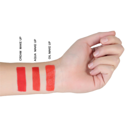 Maquillaje Facial en Crema Color Rojo