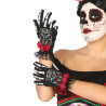 Guantes Día de los Muertos Adulto