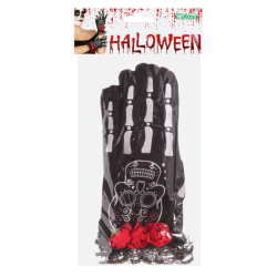 Guantes Día de los Muertos Adulto
