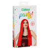 Peluca Roja Melena Lisa 60 cm.
