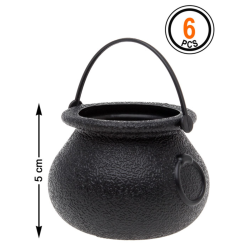 Set 6unidades de Olla Bruja Halloween