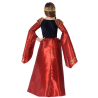 Disfraz Reina Medieval Rojo Infantil