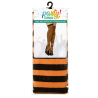 Medias Rayas Naranja-Negro Mujer Adulto