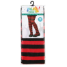 Medias Rayas Rojo-Negro Infantil