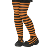 Medias Rayas Naranja-Negro Infantil