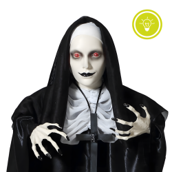 Monja Siniestra con Luz - Alto 120cm