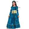 Disfraz Reina Medieval Azul Infantil