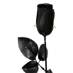 Rosa Negra Decoración 53 cm.