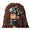 GAFAS CARNAVAL PIRATA CALAVERAS BARBA HOMBRE ADULTO