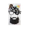 GAFAS CARNAVAL PIRATA CALAVERAS BARBA HOMBRE ADULTO