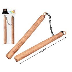 NUNCHAKU NINJA ARMA ACCESORIO DISFRAZ 32 CM