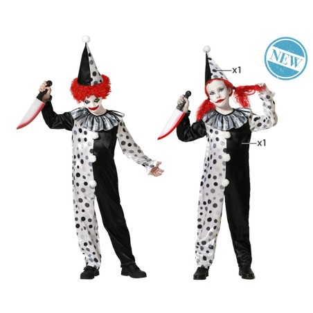 DISFRAZ PAYASO GRIS UNISEX...