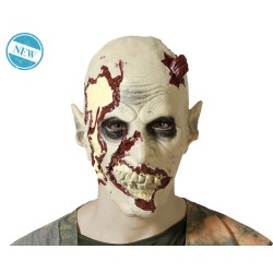 MÁSCARA TERRORÍFICA HALLOWEEN ASESINO PVC HOMBRE ADULTO