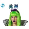 DIADEMA ARAÑAS HALLOWEEN MORADO MUJER ADULTO