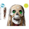 ACCESORIO HALLOWEEN COLGANTE CRANEO LIZ VERDE 75 CM