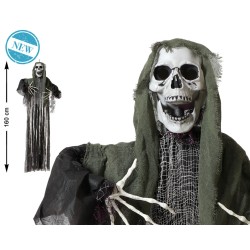 ACCESORIO DECORACIÓN HALLOWEEN MONSTRUO COLGANTE ESQUELETO LUZ