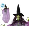 COLGANTE HALLOWEEN BRUJA VIOLETA 125 CM