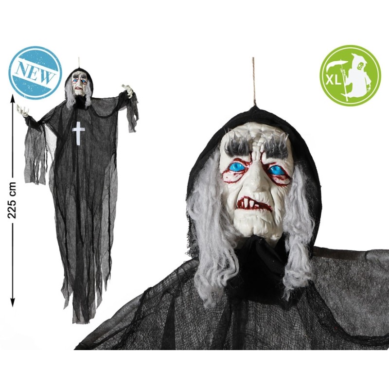 ACCESORIO DECORACIÓN MONSTRUO BRUJA ZOMBIE COLGANTE