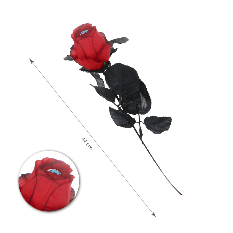 Rosa Roja con Ojo 44cm.