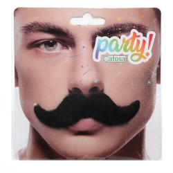 Bigote Ancho Negro Adulto