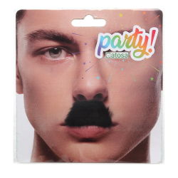 Bigote Negro Corto Adulto